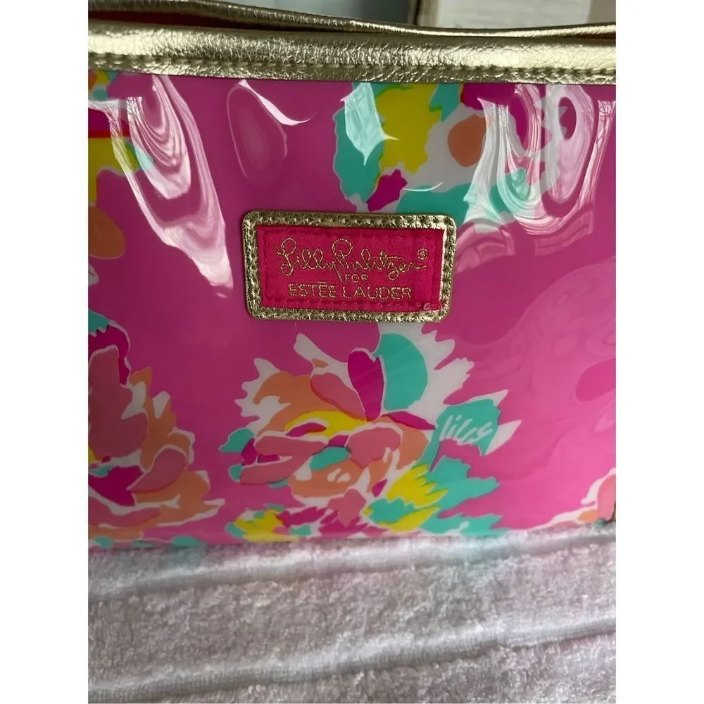 Lilly Pulitzer x Estée Lauder Floral Make Up Bag - NWOT